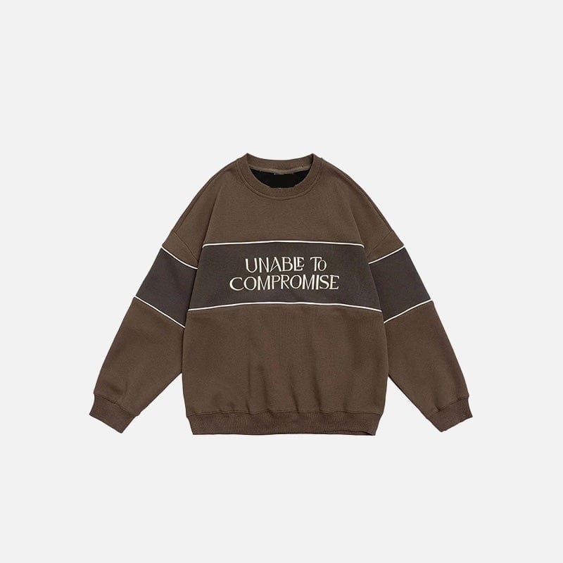 Sweat "Embroidered Loose"