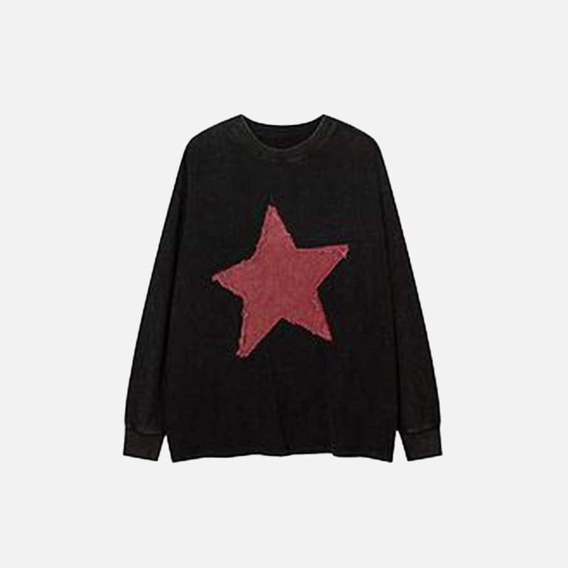 Sweat "Star Embroidery"
