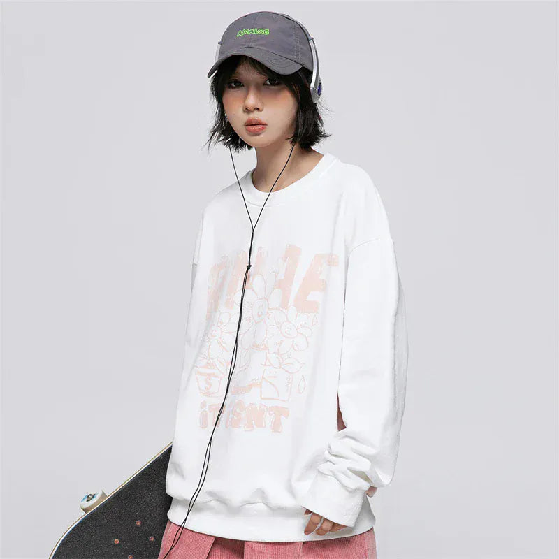 Sweat "Floral Smiley"